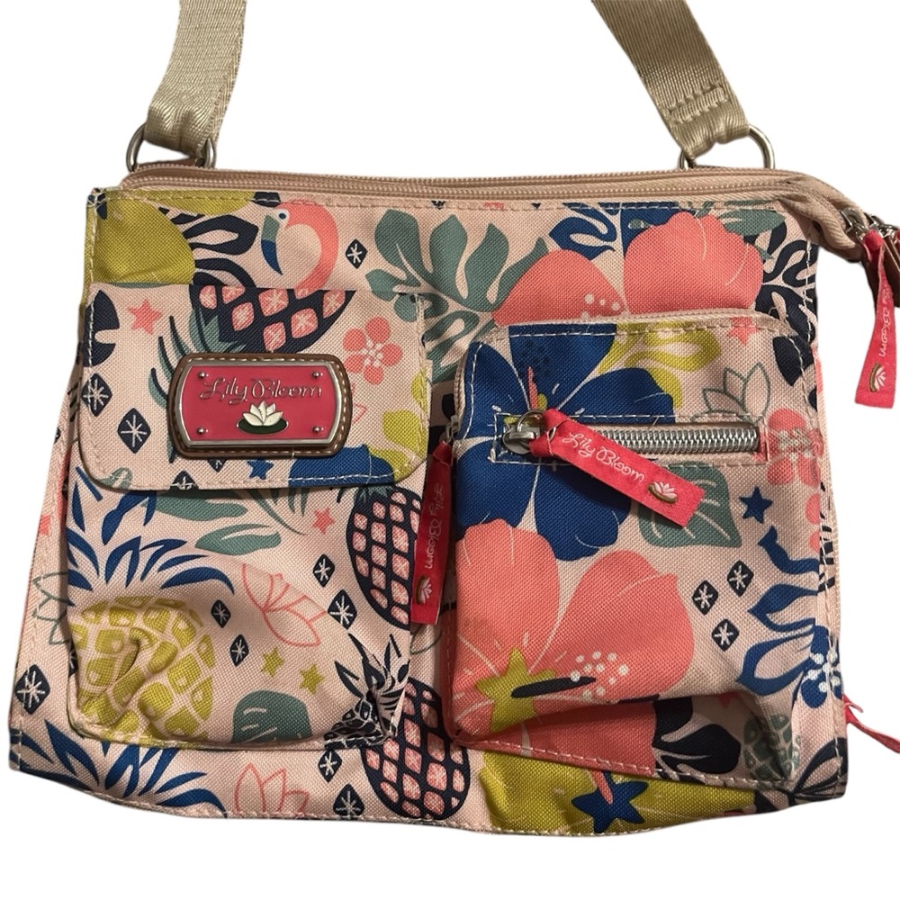 Lily Bloom Floral Crossbody Bag - Multicolor